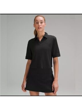 Lululemon Swiftly Tech Relaxed- Fit Polo Shirt Navy/Dark Blue Women’s Size 14